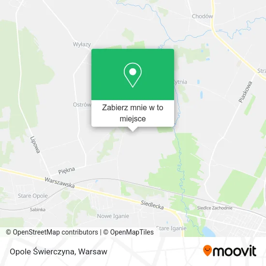 Mapa Opole Świerczyna