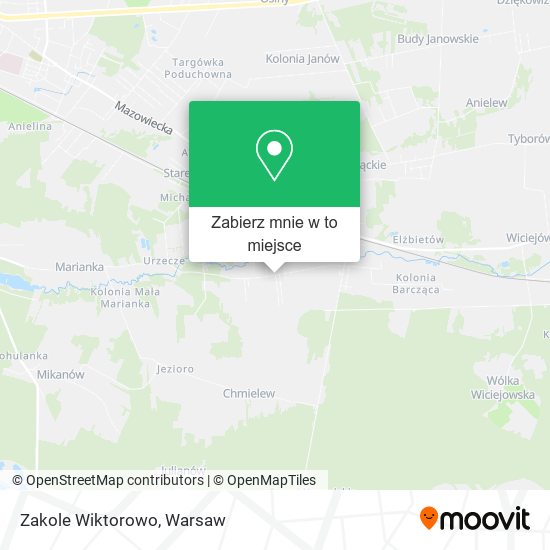 Mapa Zakole Wiktorowo