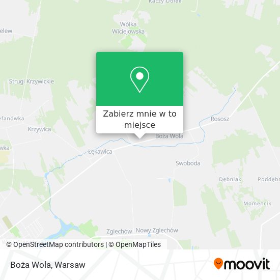 Mapa Boża Wola