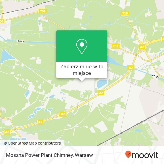 Mapa Moszna Power Plant Chimney