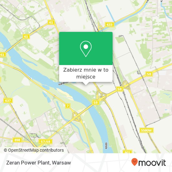 Mapa Zeran Power Plant