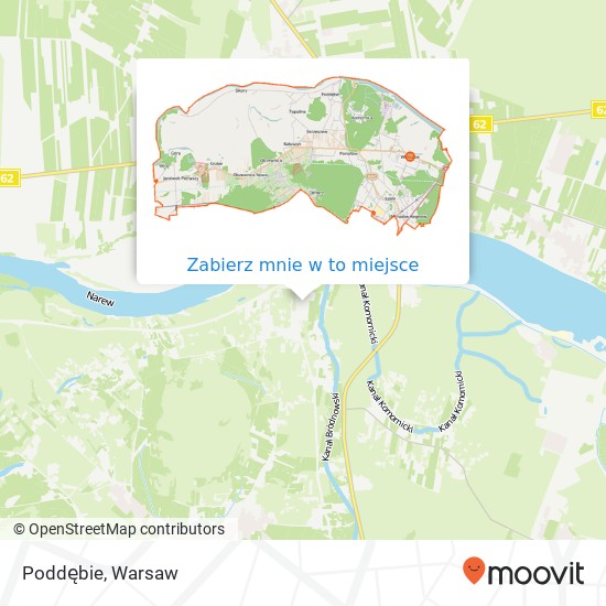 Mapa Poddębie