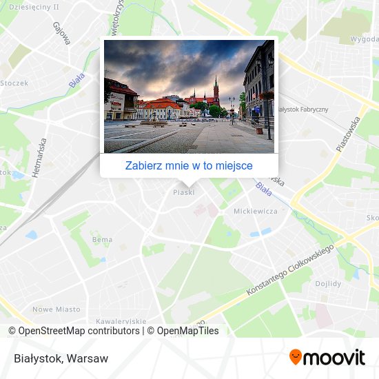 Mapa Białystok