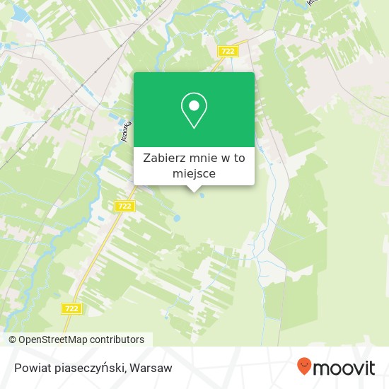 Mapa Powiat piaseczyński