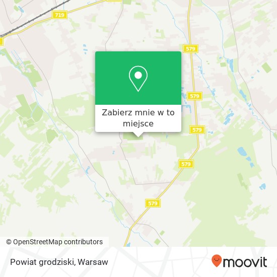 Mapa Powiat grodziski