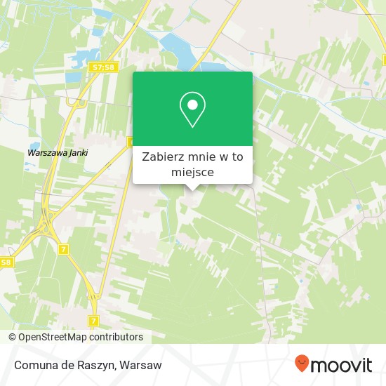 Mapa Comuna de Raszyn