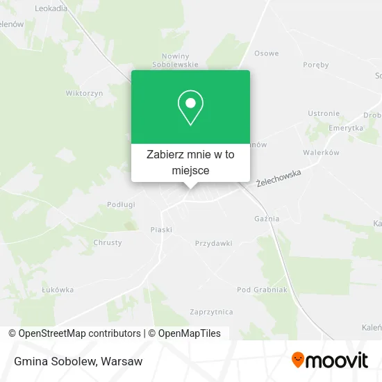 Mapa Gmina Sobolew