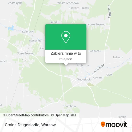 Mapa Gmina Długosiodło