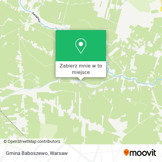 Mapa Gmina Baboszewo