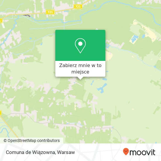 Mapa Comuna de Wiązowna