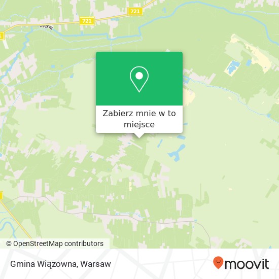 Mapa Gmina Wiązowna