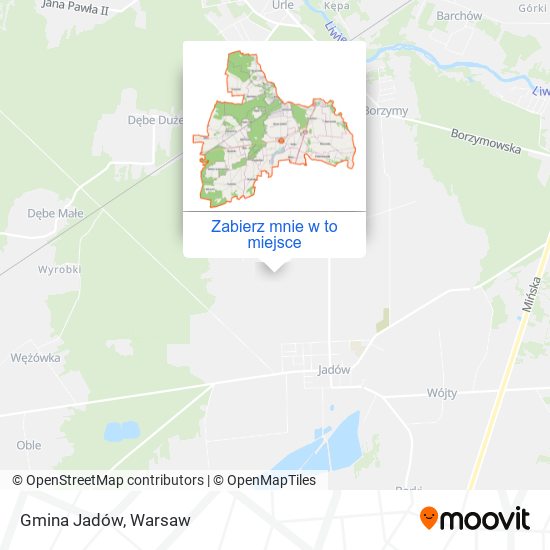 Mapa Gmina Jadów