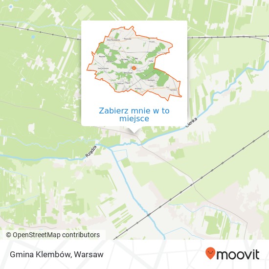 Mapa Gmina Klembów