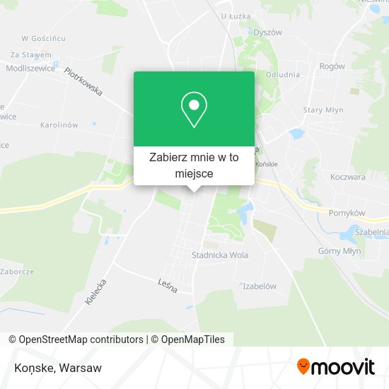 Mapa Koņske