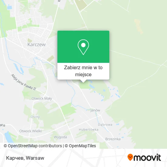 Mapa Карчев