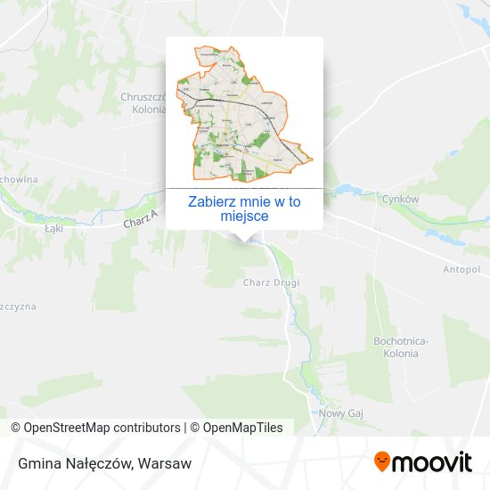 Mapa Gmina Nałęczów