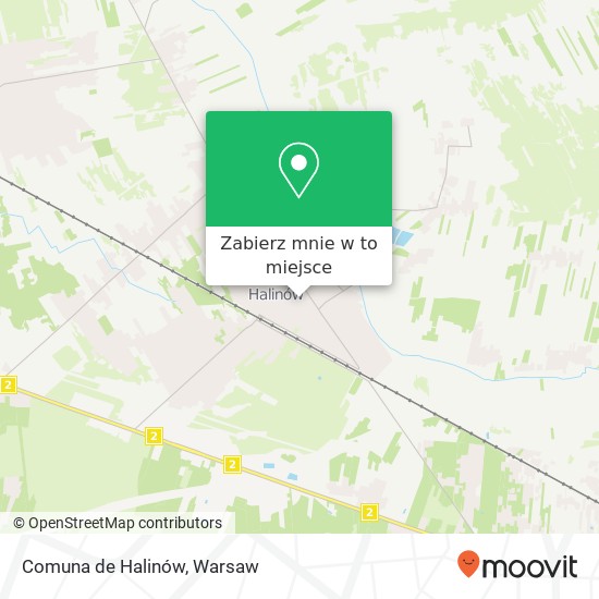 Mapa Comuna de Halinów