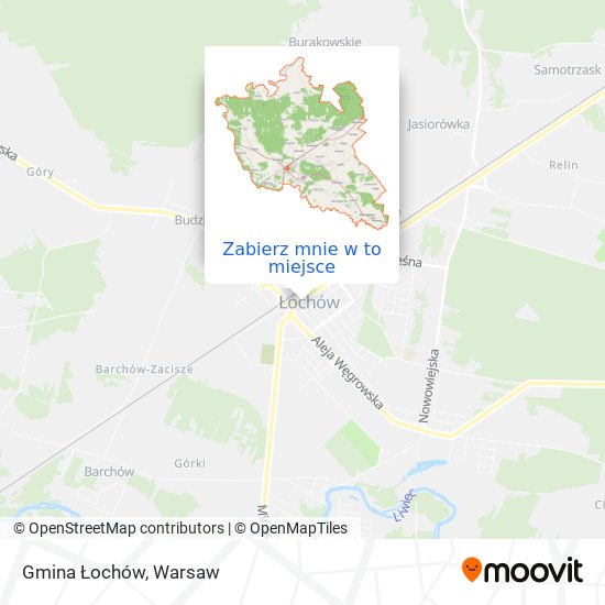 Mapa Gmina Łochów