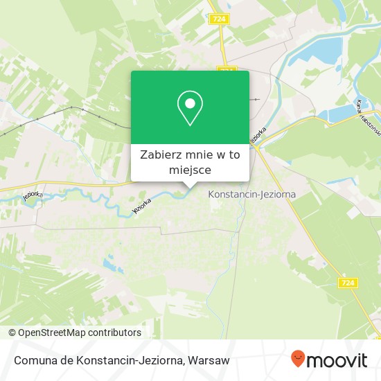 Mapa Comuna de Konstancin-Jeziorna