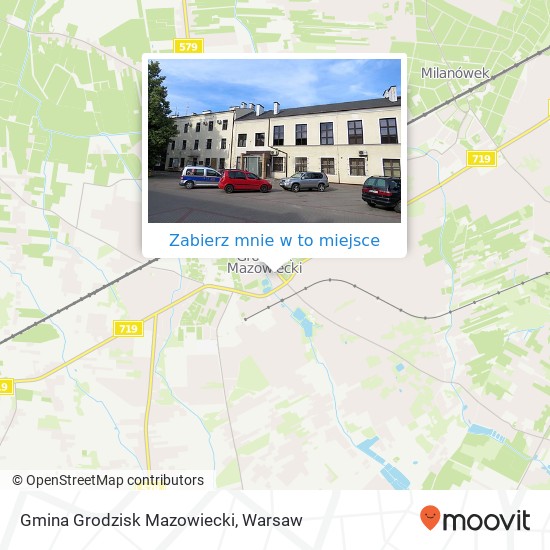 Mapa Gmina Grodzisk Mazowiecki