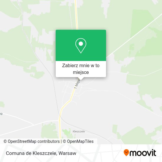 Mapa Comuna de Kleszczele