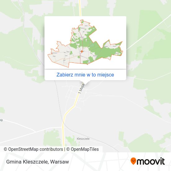 Mapa Gmina Kleszczele