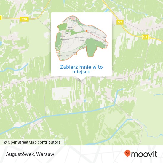 Mapa Augustówek