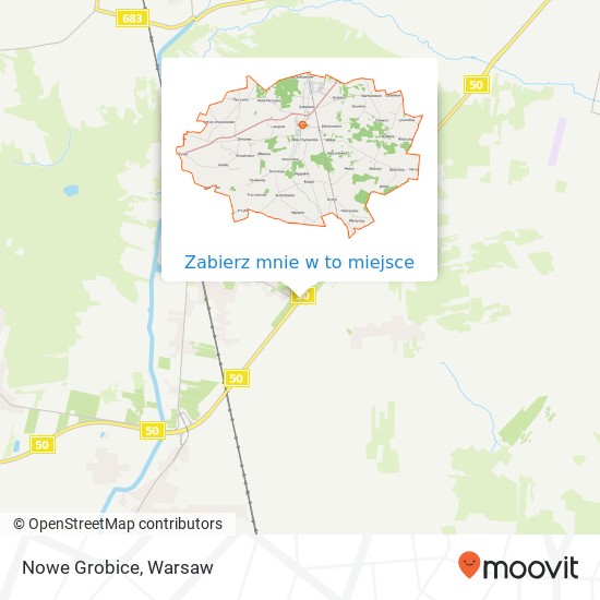 Mapa Nowe Grobice