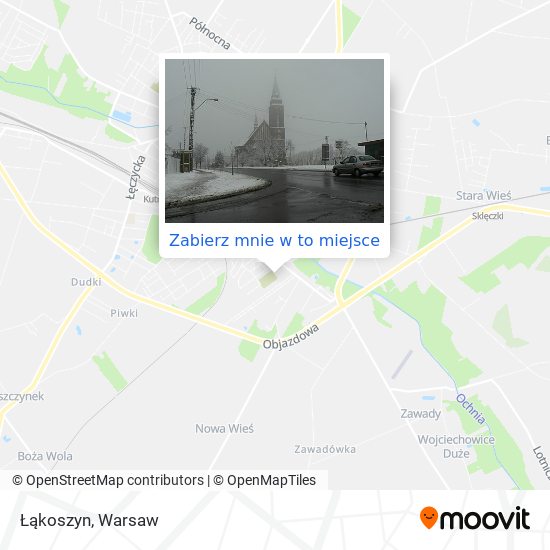 Mapa Łąkoszyn