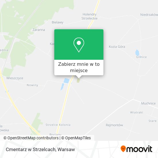 Mapa Cmentarz w Strzelcach