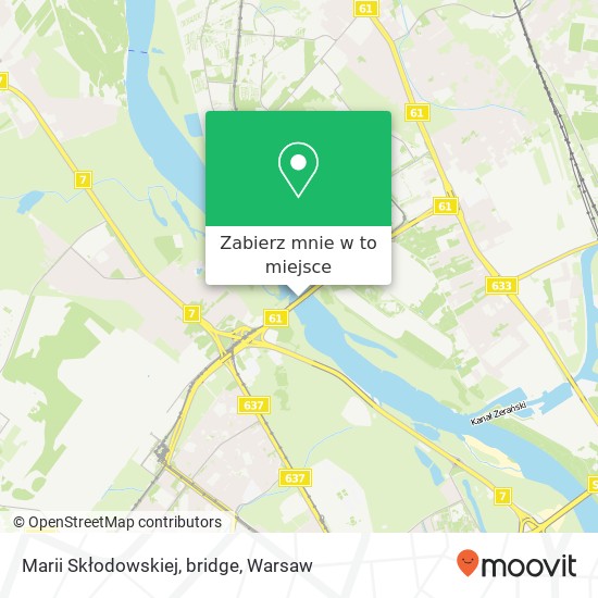 Mapa Marii Skłodowskiej, bridge