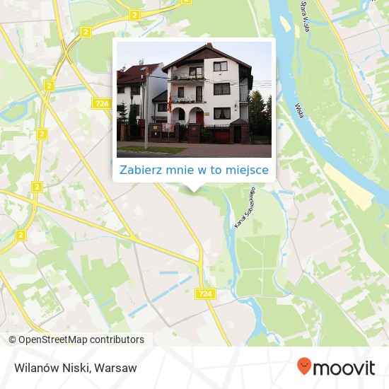 Mapa Wilanów Niski