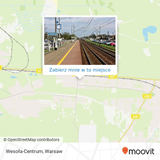 Mapa Wesoła-Centrum