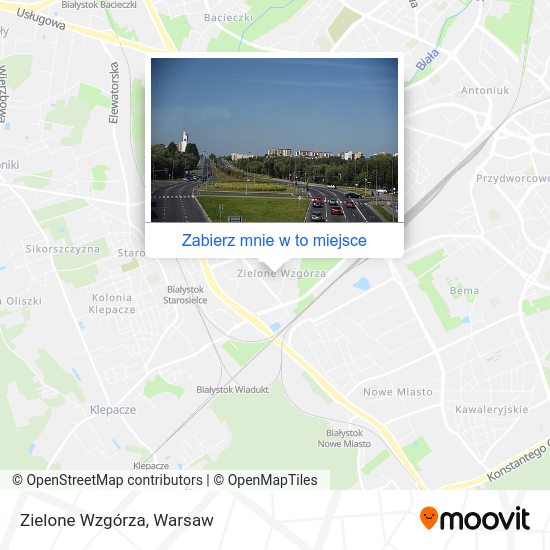 Mapa Zielone Wzgórza