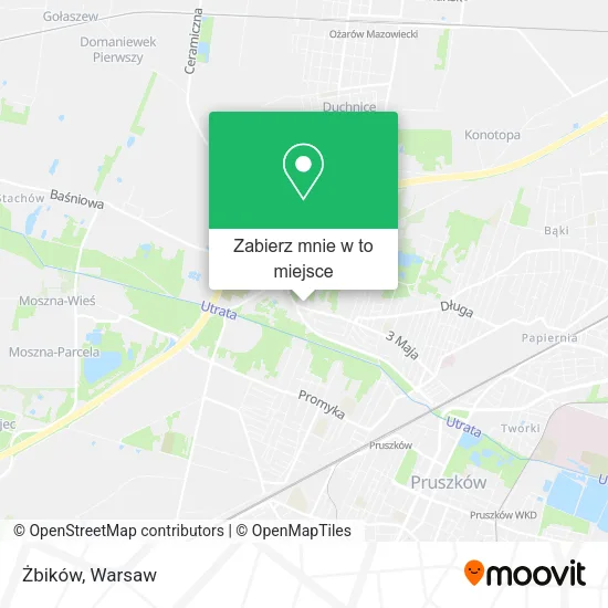Mapa Żbików