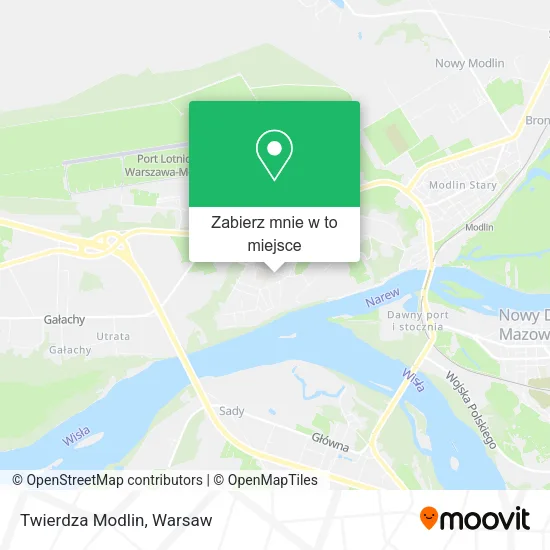 Mapa Twierdza Modlin