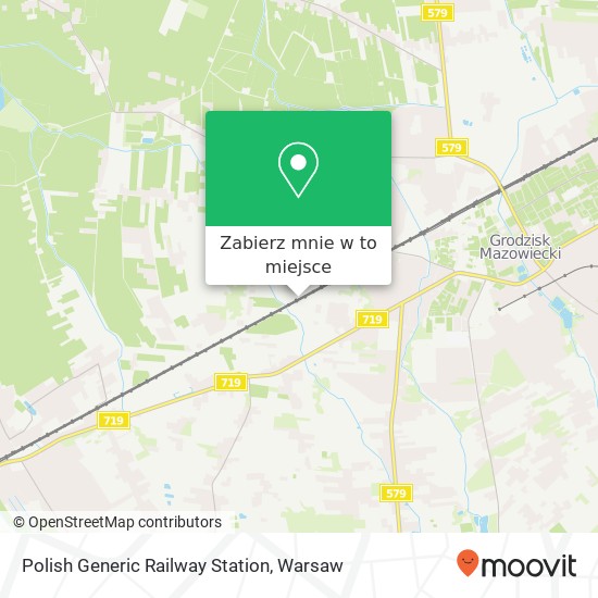 Mapa Polish Generic Railway Station