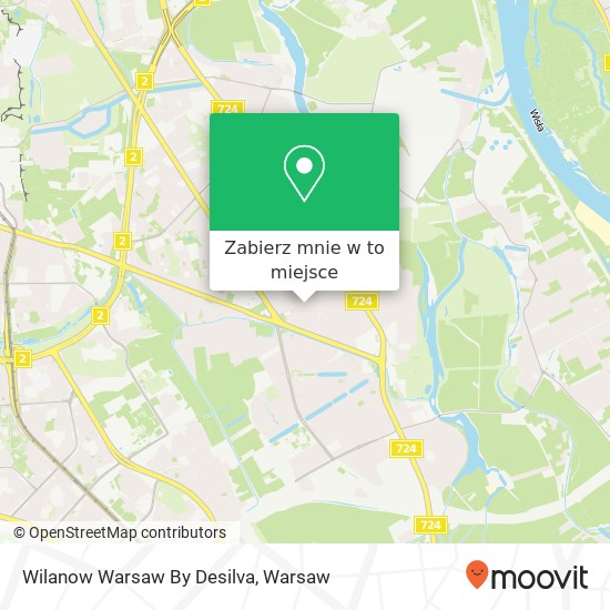 Mapa Wilanow Warsaw By Desilva