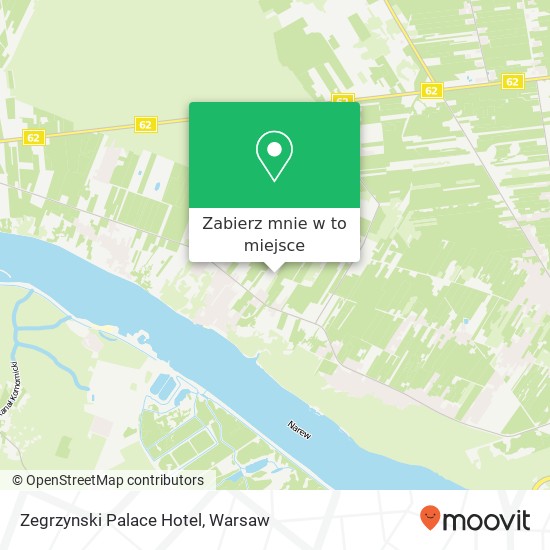 Mapa Zegrzynski Palace Hotel