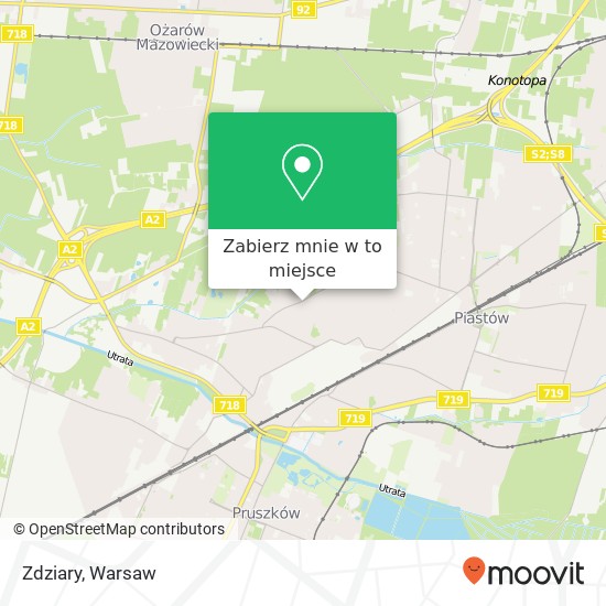 Mapa Zdziary