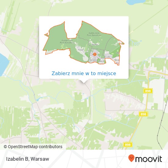 Mapa Izabelin B