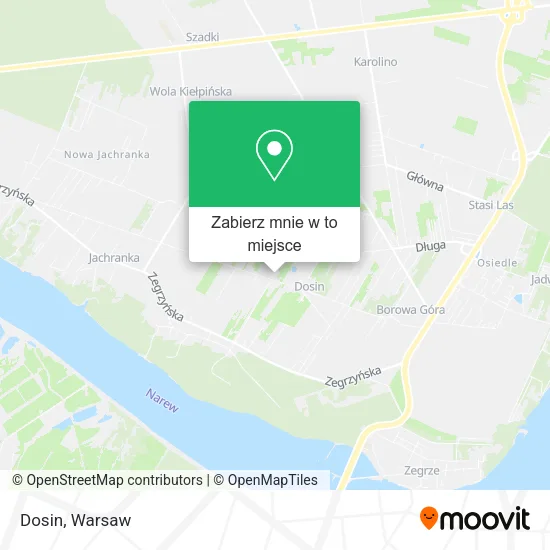 Mapa Dosin