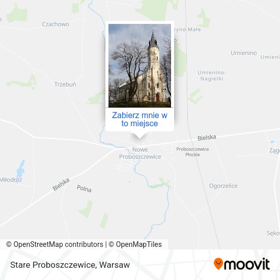 Mapa Stare Proboszczewice