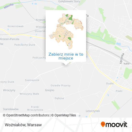 Mapa Woźniaków