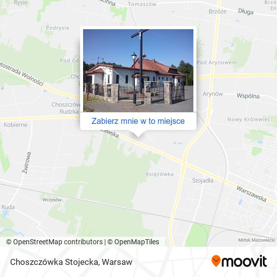 Mapa Choszczówka Stojecka