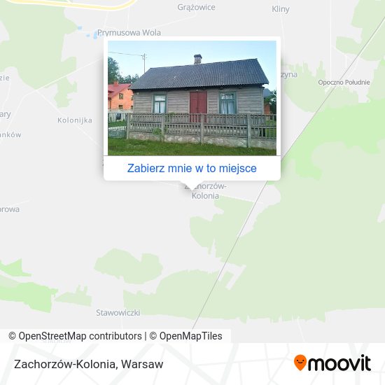 Mapa Zachorzów-Kolonia