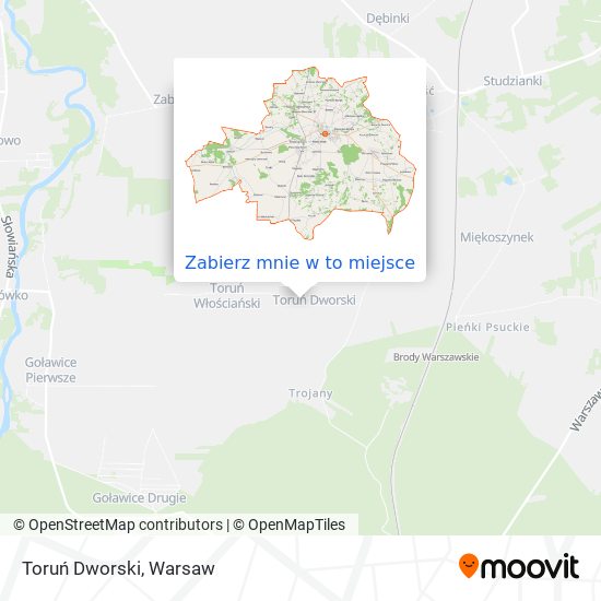 Mapa Toruń Dworski