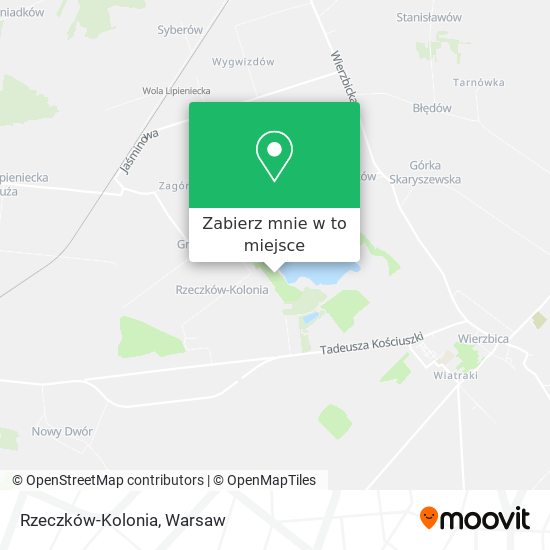 Mapa Rzeczków-Kolonia