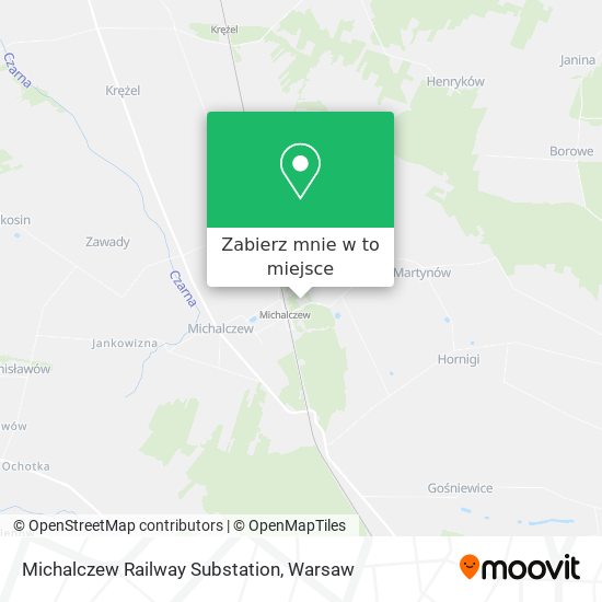 Mapa Michalczew Railway Substation