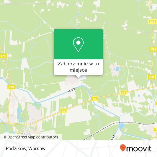 Mapa Radzików